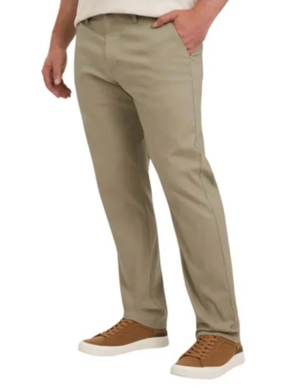 Men’s Weatherproof Straight-Leg Khaki Chinos 32x32